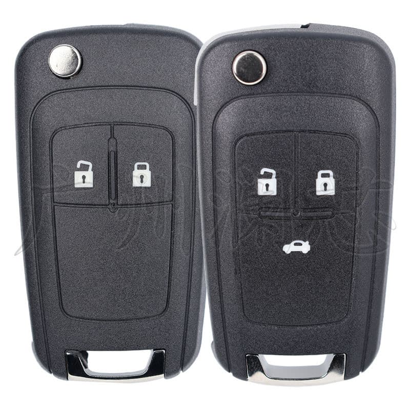 Adequado para Opel Walker chuveiro 2/3 botão HU100 sem cortes dobrável carro controle remoto chave substituição caso