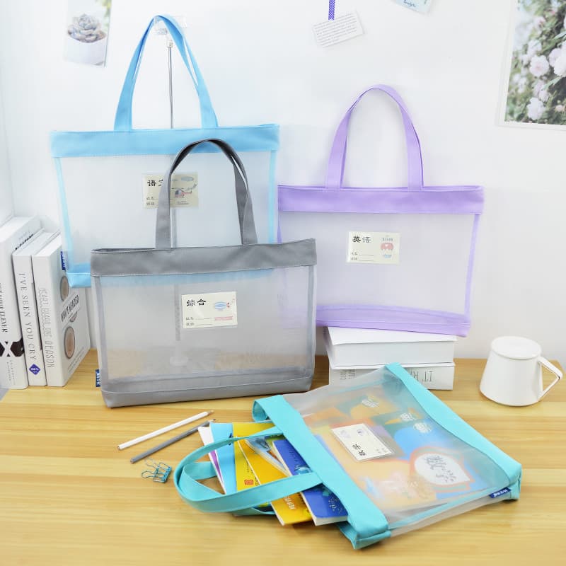 A4 Assunto Classificação Documento Bolsa Assunto Transparente Teste Saco de Papel Tutorial de Armazenamento Sacola Infan