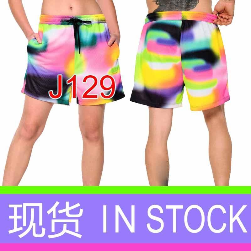 ZW Fitness Wear esportes dança grupo das mulheres dos homens de secagem rápida basquete pano Shorts novo estilo fluoresc