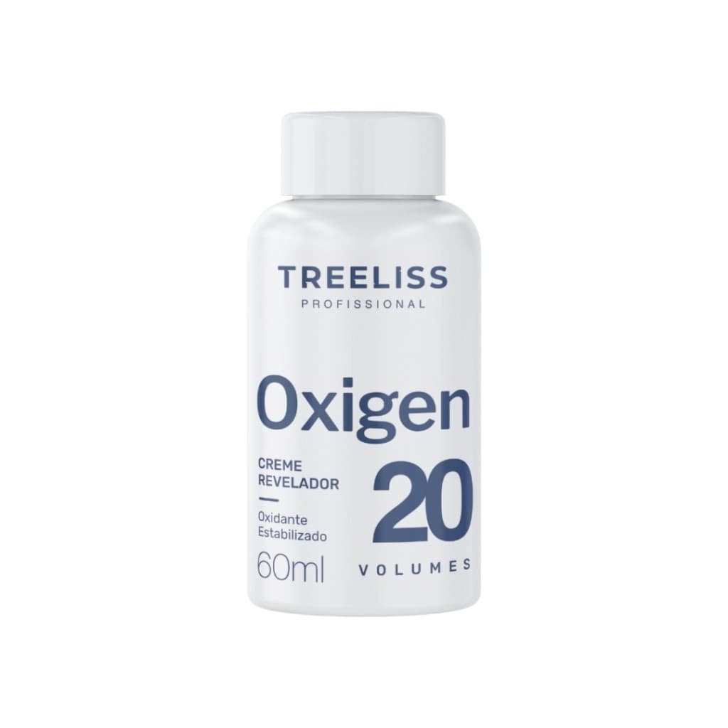 Oxigen 20 Vol 60ml Água Oxigenada Cremosa Para Coloração - Treeliss Profissional