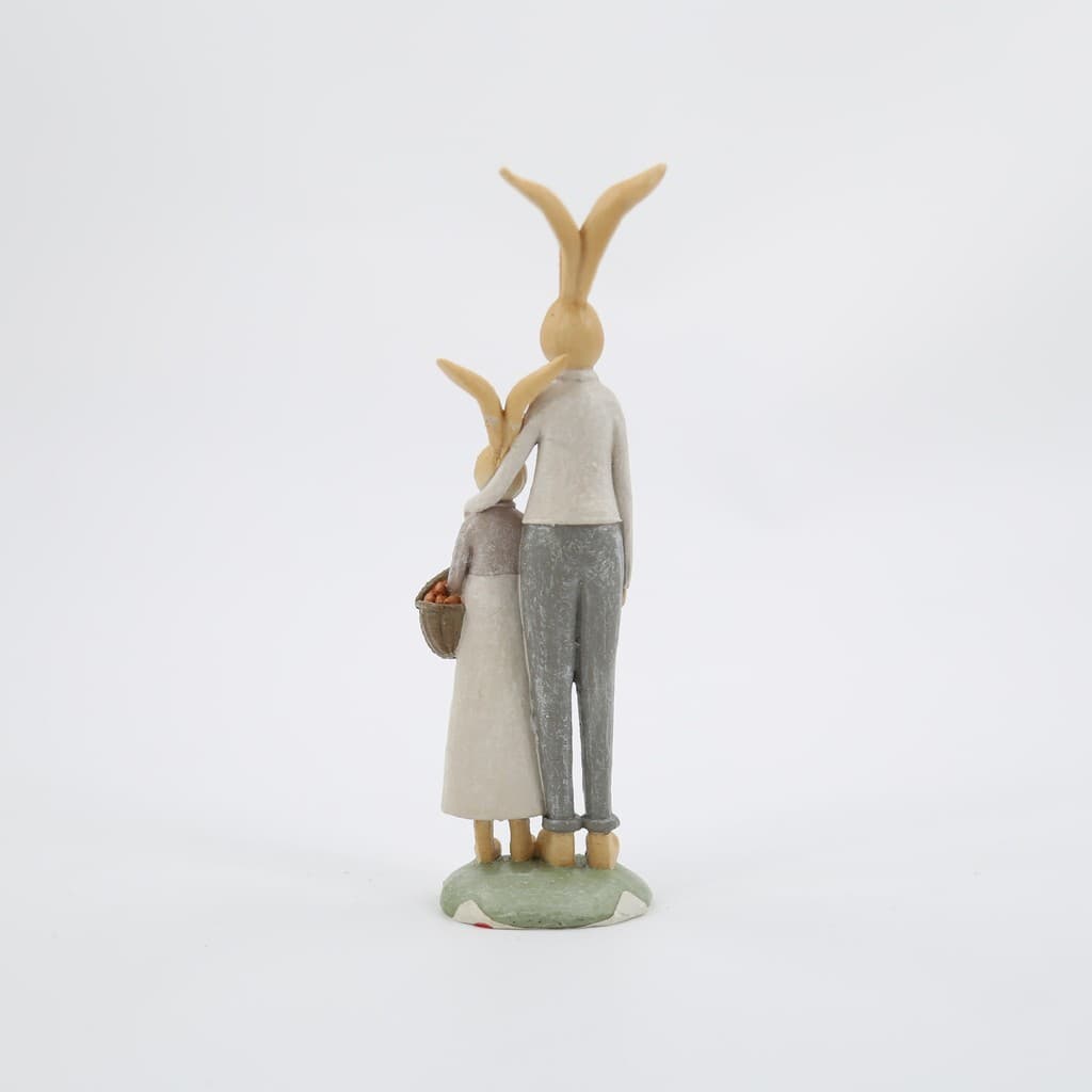 Coelho de mesa criativo para casa de Páscoa em estilo europeu com enfeites de Base, personalidade de ano novo, decoração