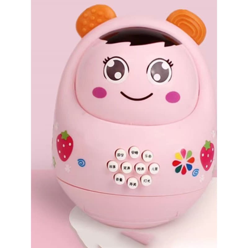 Infantil educação infantil Tumbler história máquina boneca educacional com música leve brinquedos infantis meninos menin