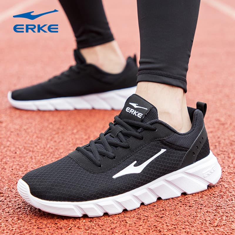 Hongxing Erke sapatos esportivos masculinos verão malha respirável sapatos estrela vermelha oficial genuíno leve tênis d