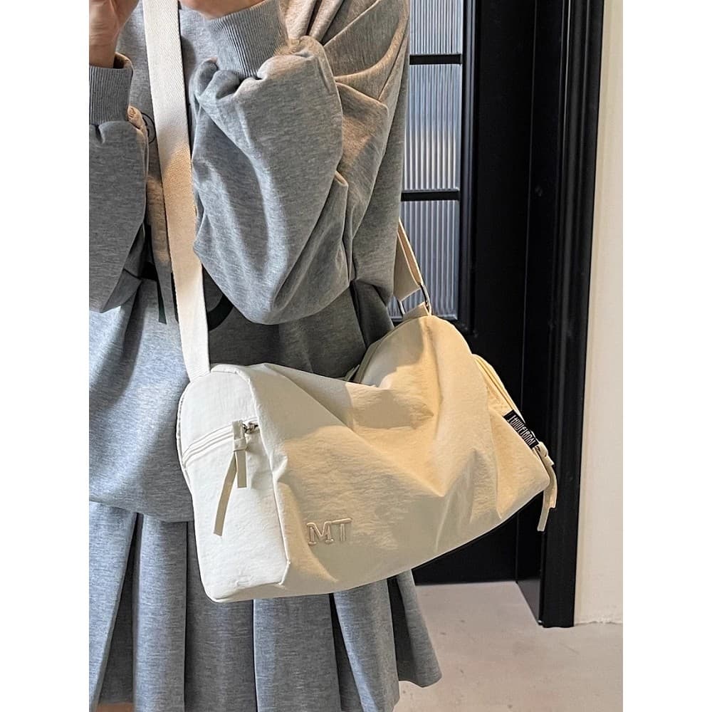 Bolsa mensageiro esportiva feminina, leve, de alto valor, Yoga, academia, versão coreana, simples, viagem de curta distâ