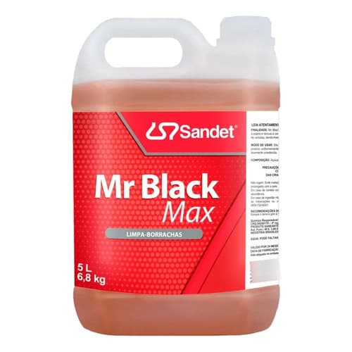 Mr Black Max Protege Pneus Tapetes E Partes Emborrachadas 5l