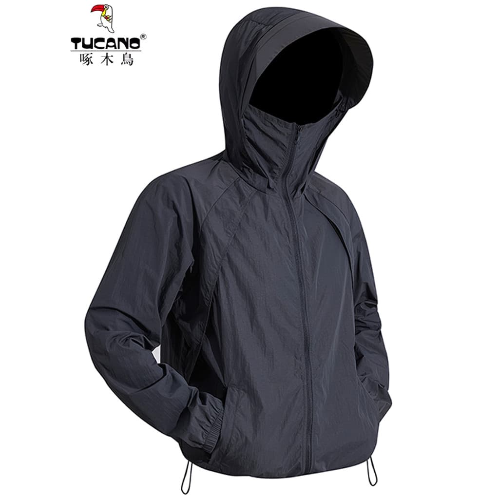 Woodpecker 2026 masculino feminino verão protetor solar roupas legal estilo fino respirável ao ar livre Anti-ultraviolet