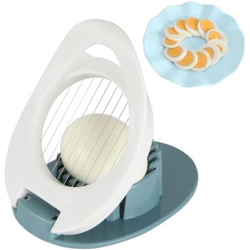 Fatiador De Ovos & amp ; Dicer Para Cozidos-Cortador Resistente Com Fio De Aço Inoxidável , Corta Morangos E Kiwis Fruta