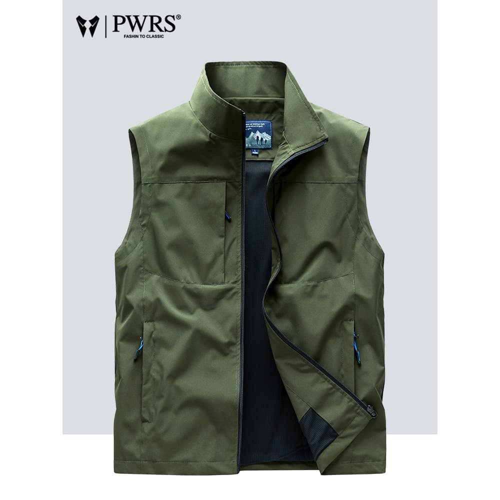 Colete masculino primavera outono novo estilo ao ar livre ferramentas fotografia Multi-bolso colete esportivo High-end s