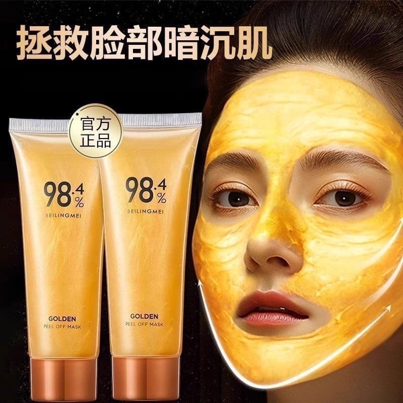 98.4% ouro Peel-off máscara levantamento aperto rejuvenescedor Anti-rugas desaparecer linhas finas remover cravos Acne e