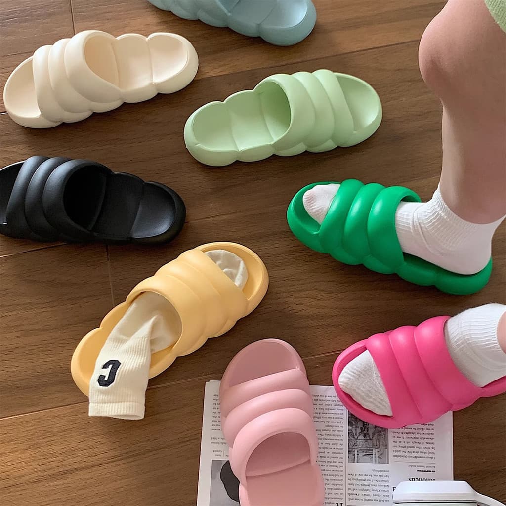 Feio bonito bonito Caterpillar EVA sandálias homens mulheres moda único casal verão casa chinelos de banheiro