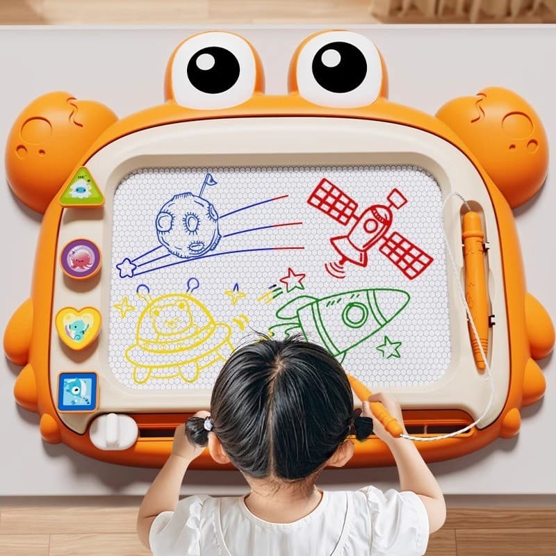 Crianças prancheta doméstica crianças placa de escrita magnética um ano de idade bebê 2 Graffiti 3 desenho magnético bri