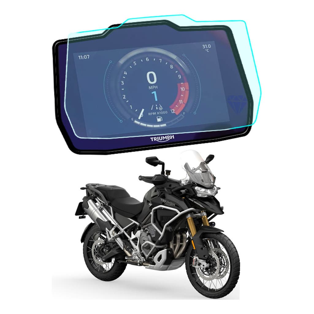 Película Protetora Para Painel Alfa Protect Triumph Tiger 900/ 1200 Rally Pro 2024/25/26