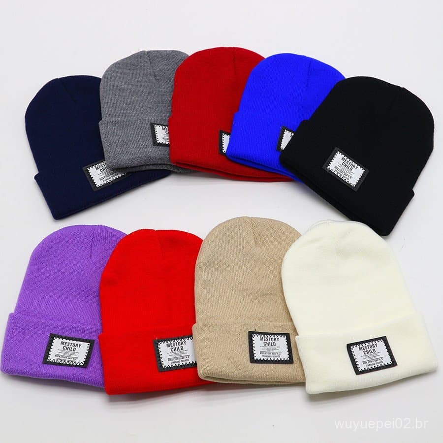 Coreia coreia ins chapéu de malha masculino outono inverno Retro bordado chapéu frio estudante primavera outono Hip-Hop