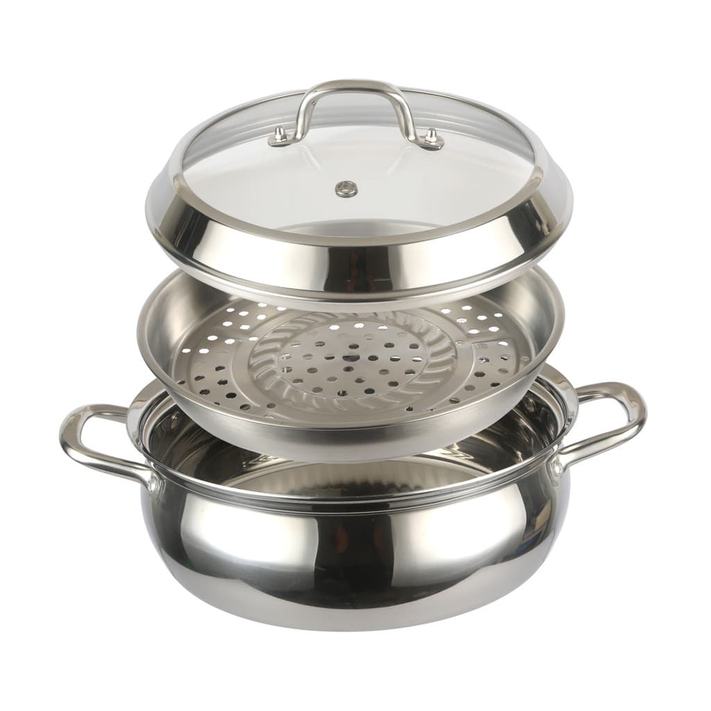 Panela quente a vapor utensílios 304 aço inoxidável engrossado doméstico comercial panela de sopa mandarim pato panela f