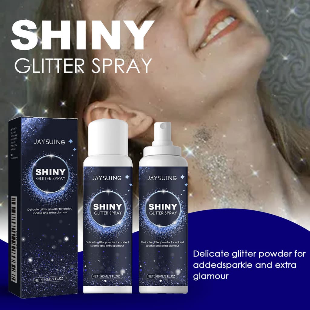 1 Garrafa De Filme Spray Brilhante Formando Iluminador Para Roupas De Cabelo De Clavículanightclub