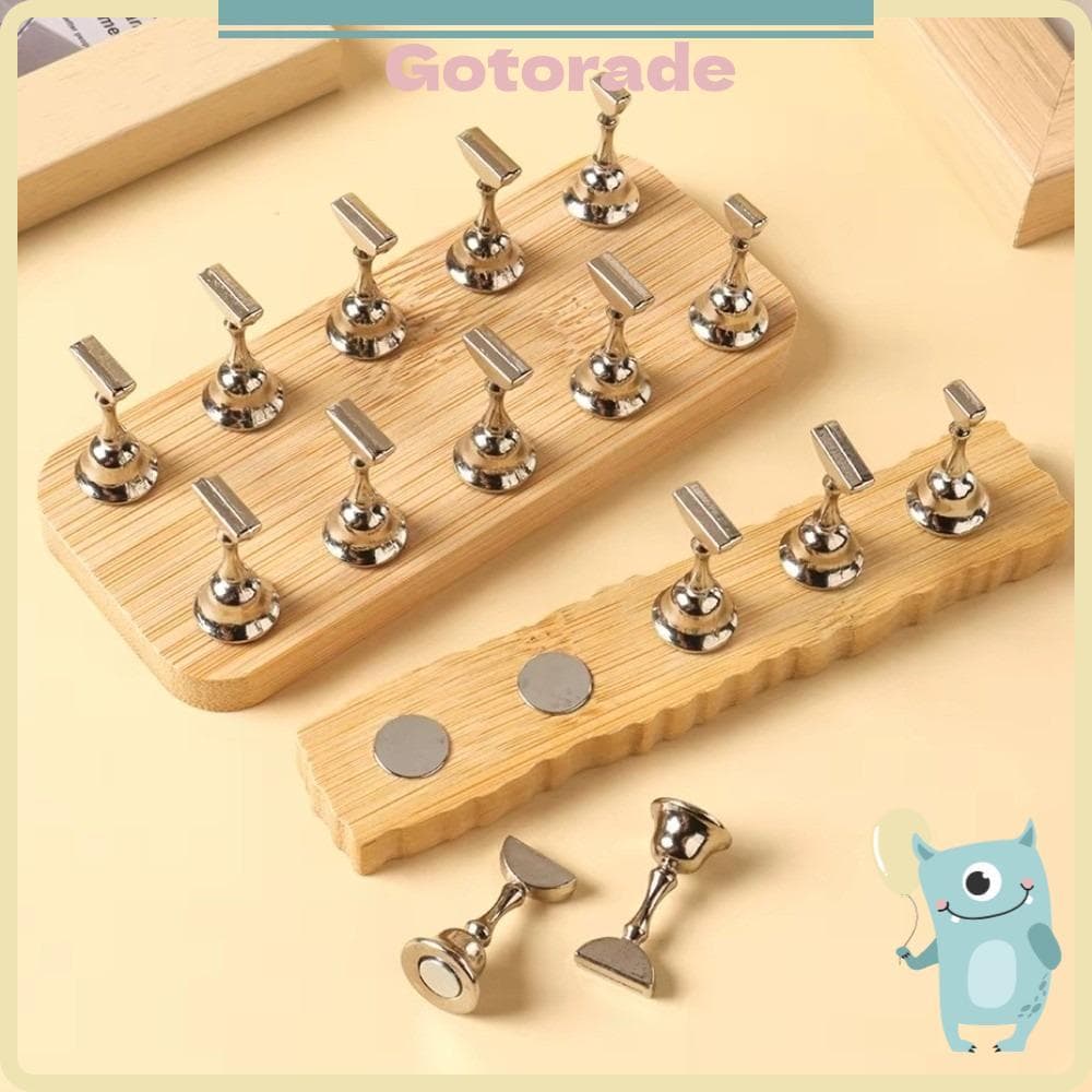 Suporte Para Prática De Unhas GOTORADECO , Ajustável Pontas , Arte Em