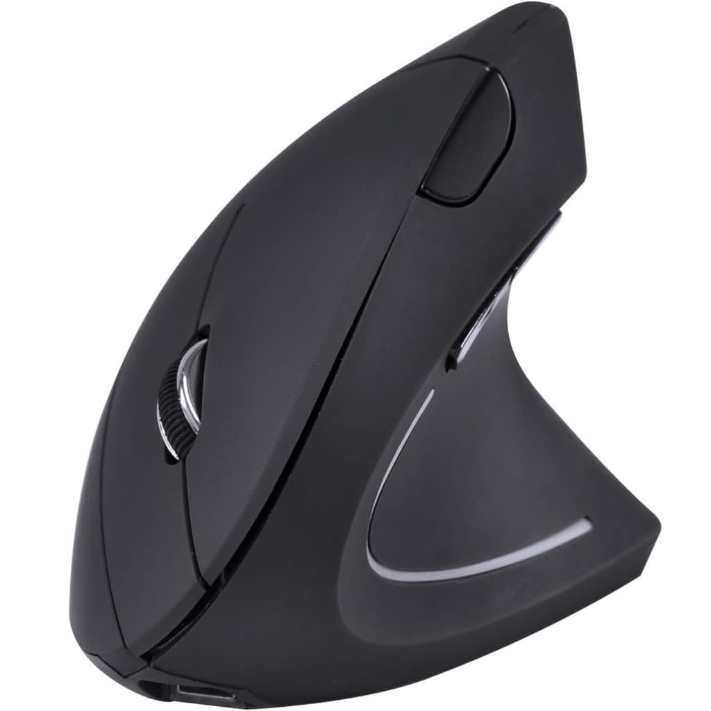 Mouse Vertical Sem Fio Bluetooth 2400dpi Preto C7INTEGRA