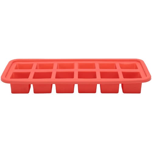 Forma De Silicone Para Gelo 12 Cubos Quadrada Vermelha Sn14285 - Mimo Style