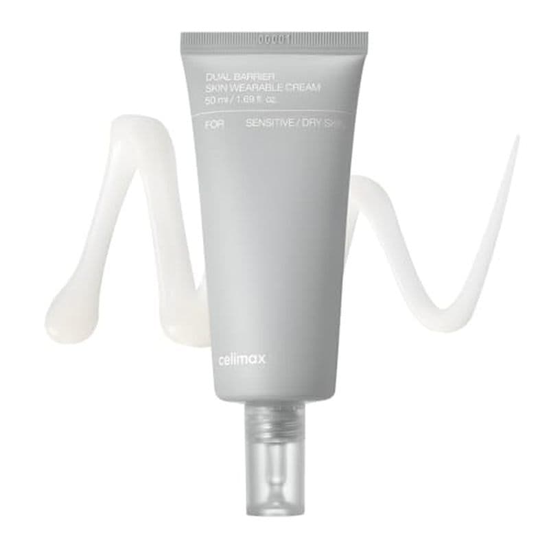 Creme Vestível Para Pele Celimax Dual Barrier | Hidratante Facial De Longa Duração Com Ceramidas , Ácido Hialurônico , C