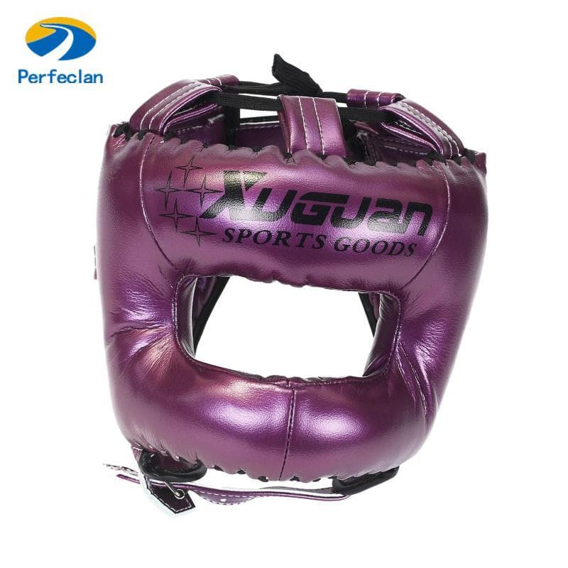 Perfeclan Kickboxing Capacete Protetor De Nariz Capa De Cabeça Proteção Acolchoada Ajustável Microfibra Respirável Adequ
