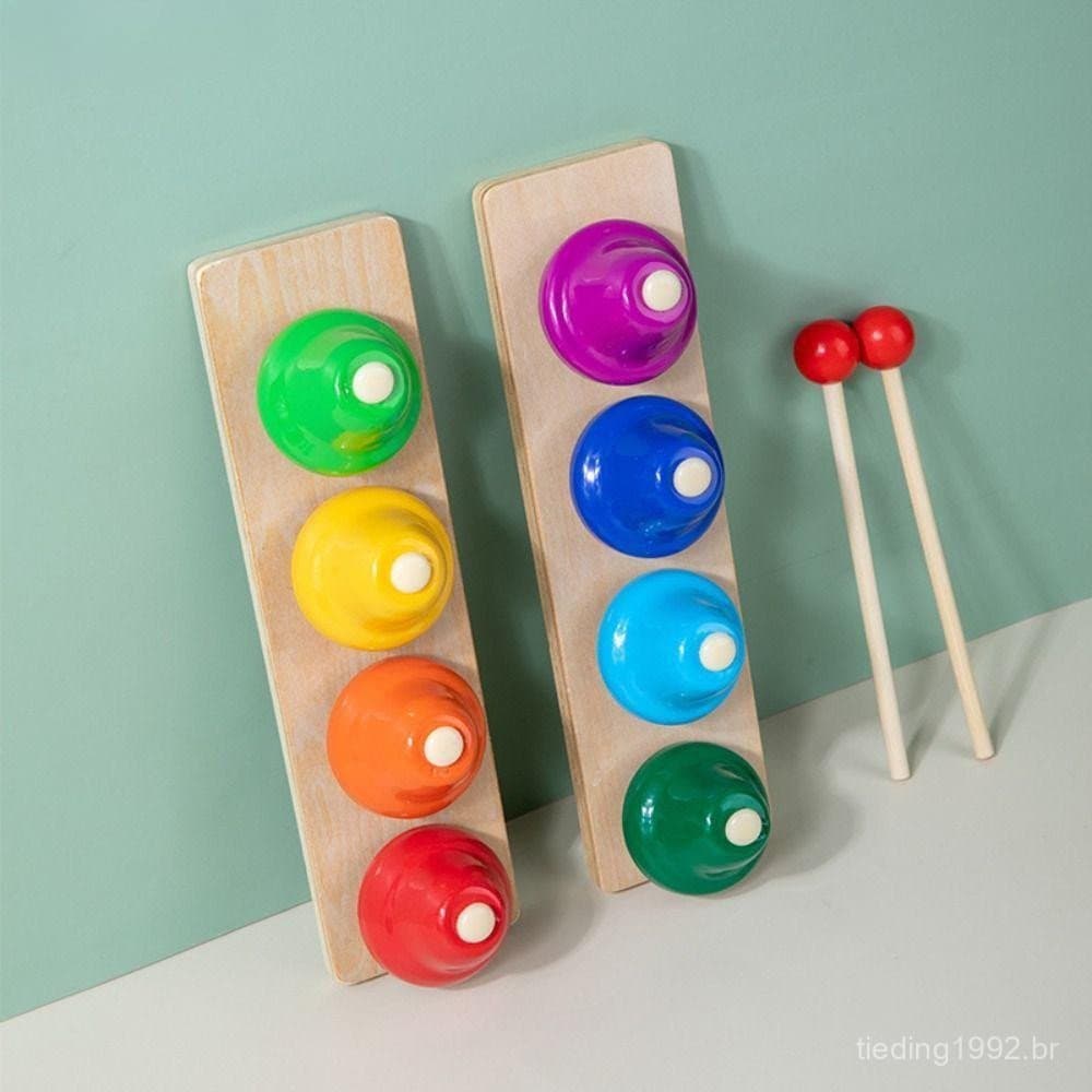 MXMUSTYZA 8 Notas De Sinos Musicais , Instrumento De Percussão Montessori , Brinquedos Infantis , Duráveis