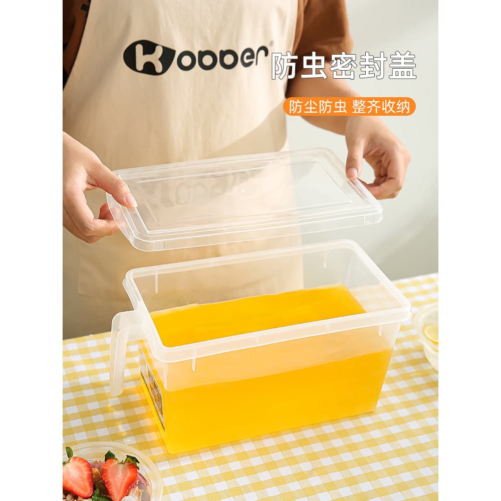 Geléia de gelo em pó tenda ferramenta balde gelo em pó ingrediente caixa comercial caixa de pó de gelo especial tempero