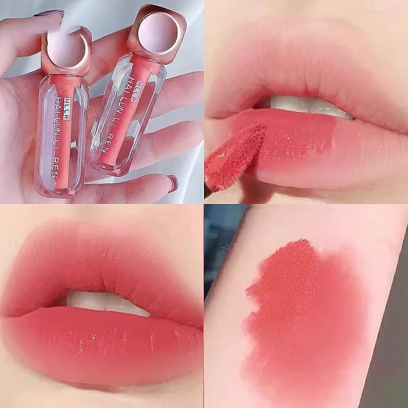 Esmalte labial feminino lama veludo fosco de longa duração copo antiaderente não desbotado hidratante produto genuíno
