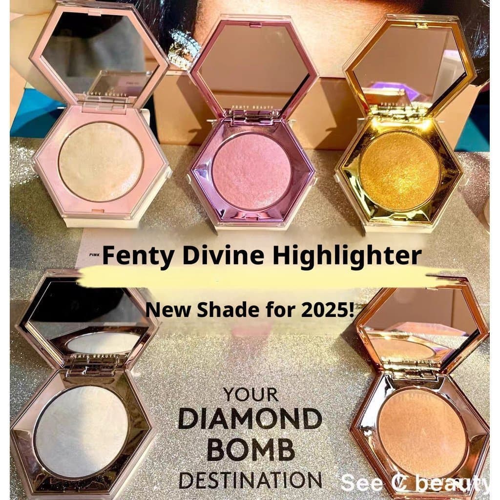 Paleta de Iluminadores Diamond Bomb da FENTY BEAUTY, Pó Iluminador 8g