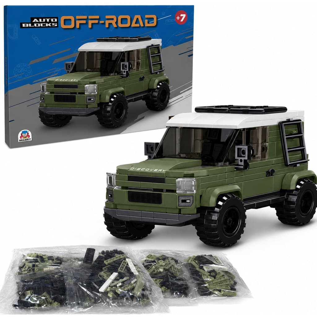 Blocos de Montar 267 Peças Carro Auto Blocks Off-Road