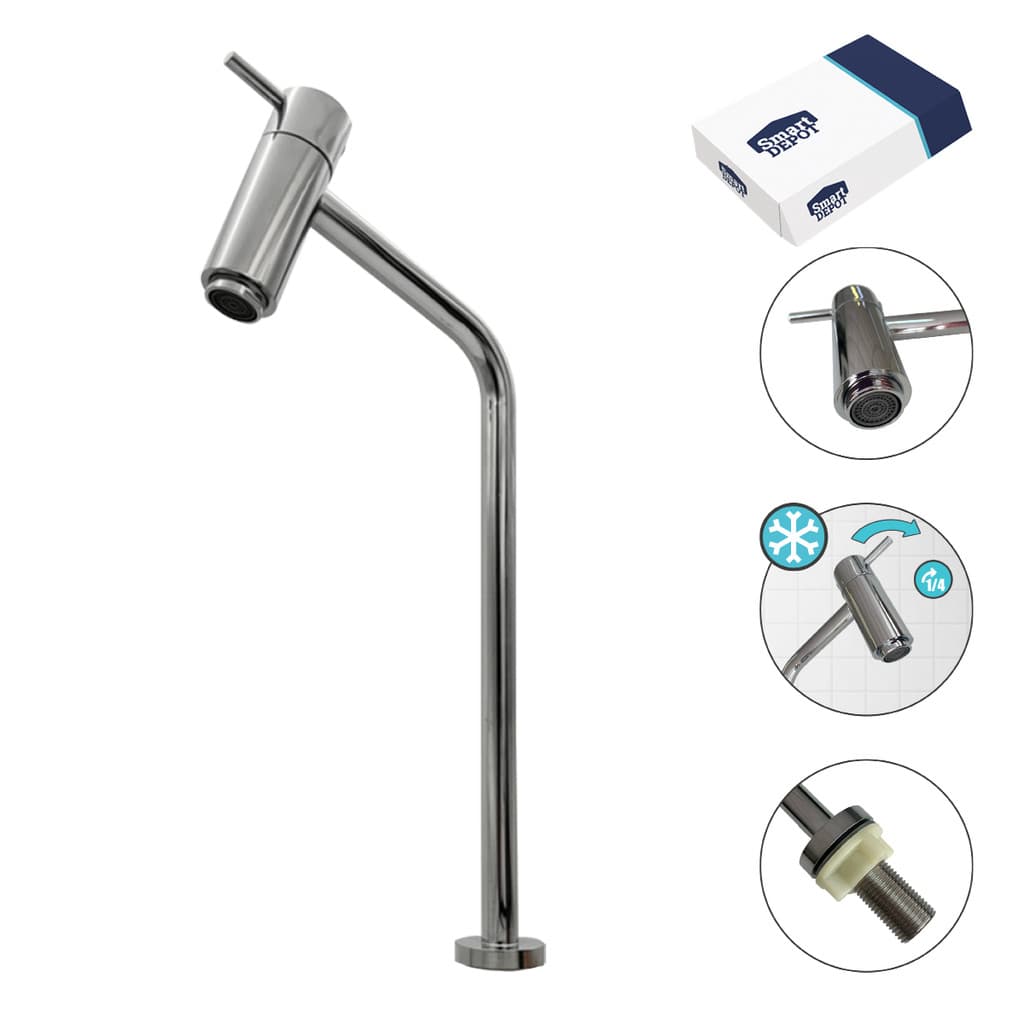 Torneira Banheiro Metal MAX CROMADO Alta Smart DEPOT