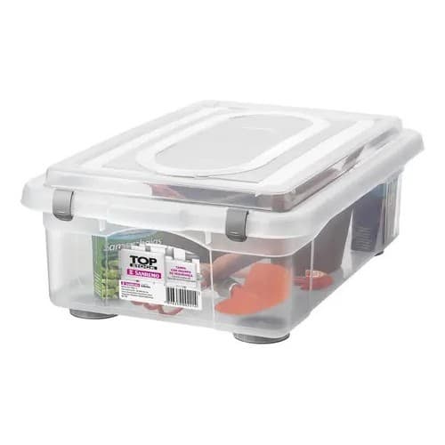 Organizador Plástico Sanremo 28,2 Litros Cristal