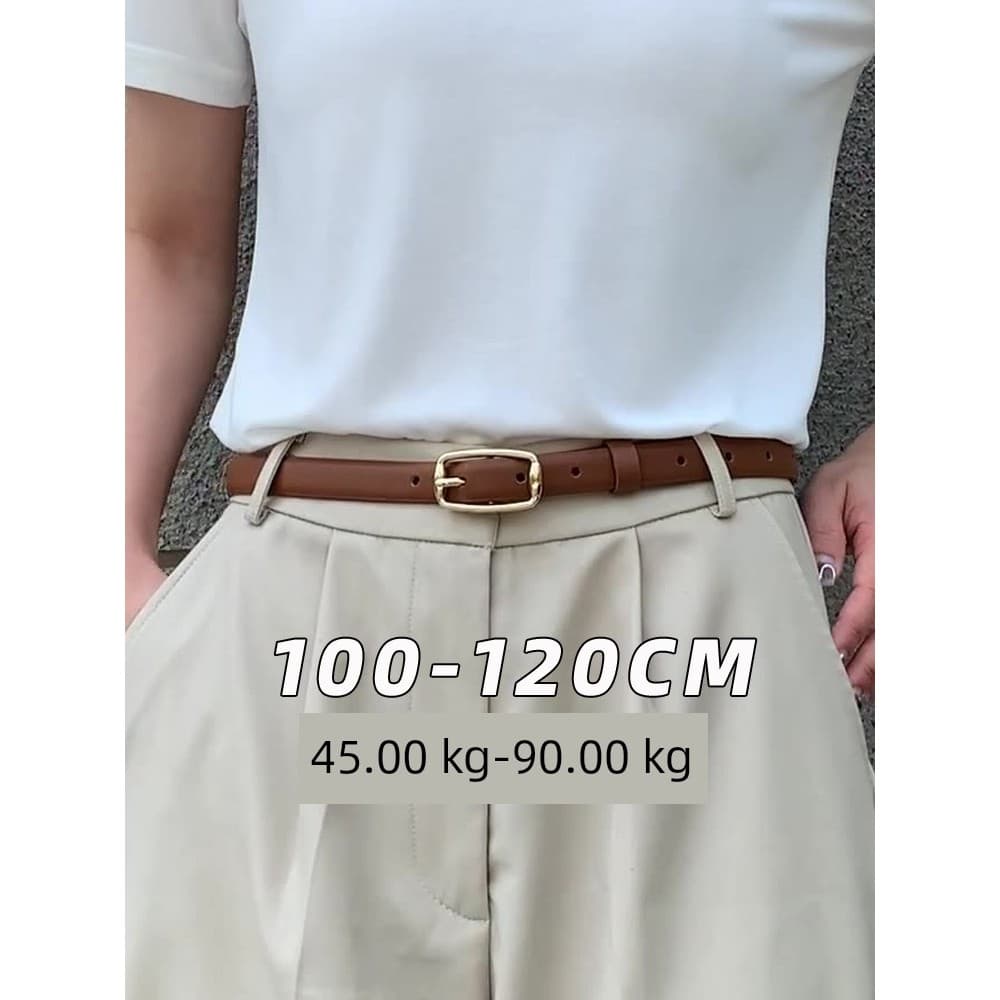 cinto feminino plus size cinto feminino largo [100-120 CM] Cinto fino Extra longo de tamanho grande feminino simples All