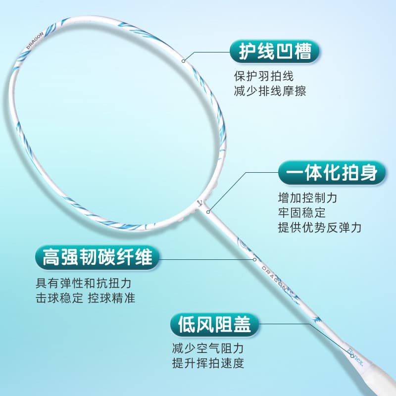 Raquete de badminton 5U de nível profissional, raquete de badminton totalmente em carbono, 25-28 libras, raquete de badm