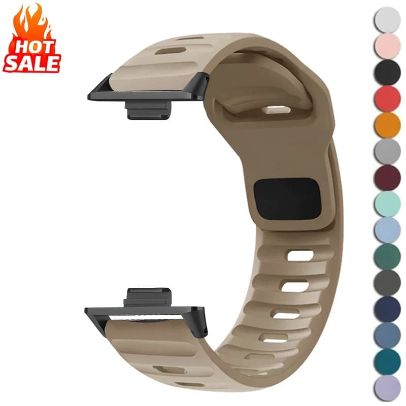Pulseira De Silicone Com Fivela Quadrada Compatível Huawei Watch fit 5 Pro/4 3/2/1 Esportiva Para Fit5 Fit4 Fit3 Homens