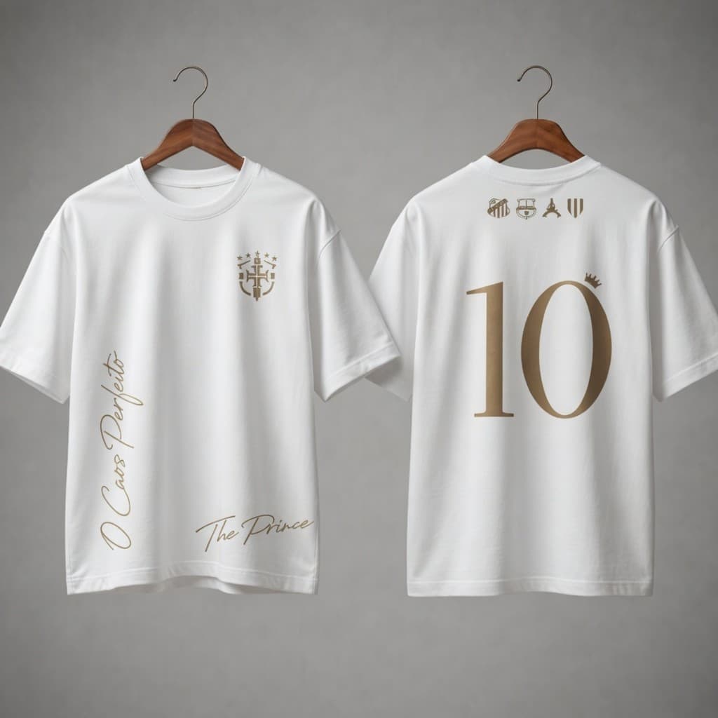 Camiseta Algodão Camisa Streetwear Edição Especial The Prince Copa do Mundo Tamanho P AO G4 PUS SIZE