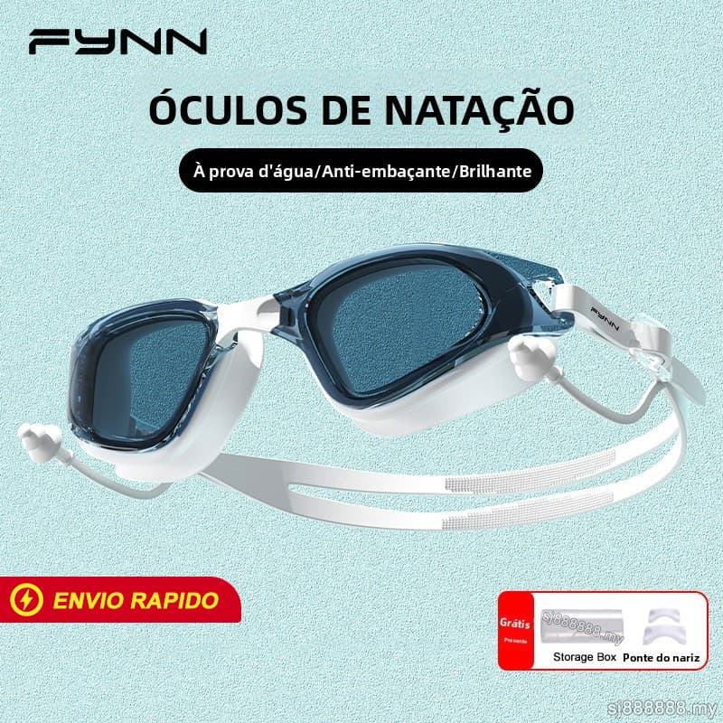 FYNN Óculos Natação Adulto Antiembaçante Impermeável HD Proteção UV Unissex Piscina Praia