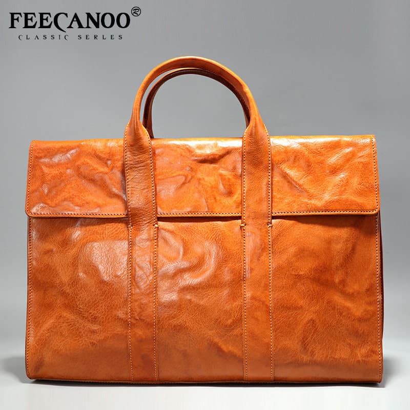 Novo estilo versão coreana na moda bolsa masculina Retro pasta de couro juventude Casual saco de arquivo saco de escritó