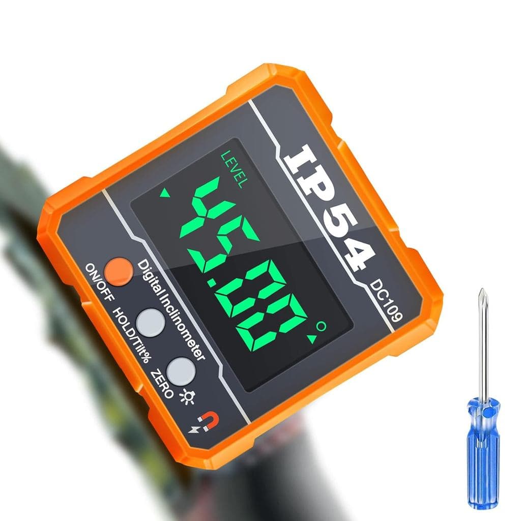 Goniômetro Magnético Digital, 4 de 90 °   Nível Digital Mini com Faixa de Medição e Luz de Fundo, Ferramentas de Carpint