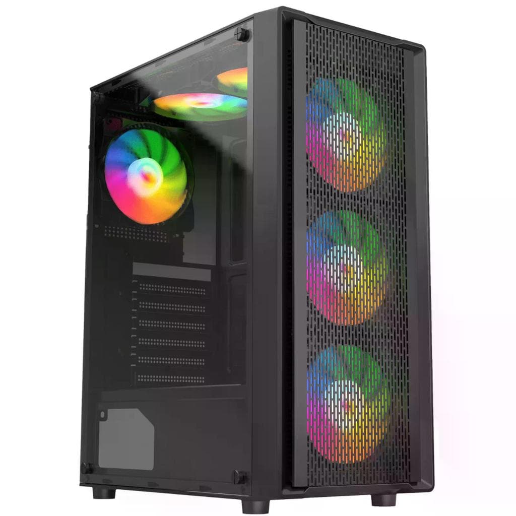 Gabinete Gamer Liketec Storm, Mid Tower, Preto, Sem Fonte, Sem Fans, LC-MT-STORM-V1