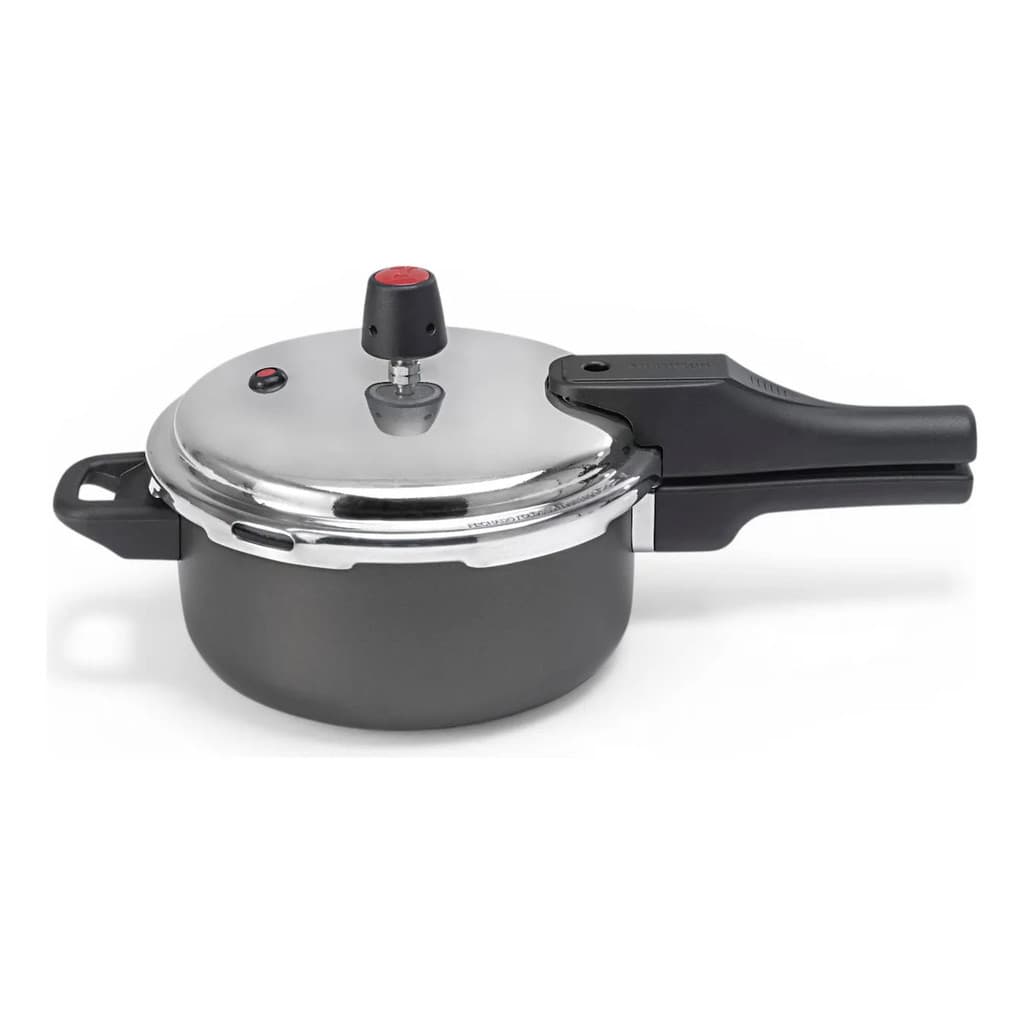Panela de Pressão Quartzo 3L Antiaderente Multiflon Versátil Cozinha Feijão Carne Arroz Legumes