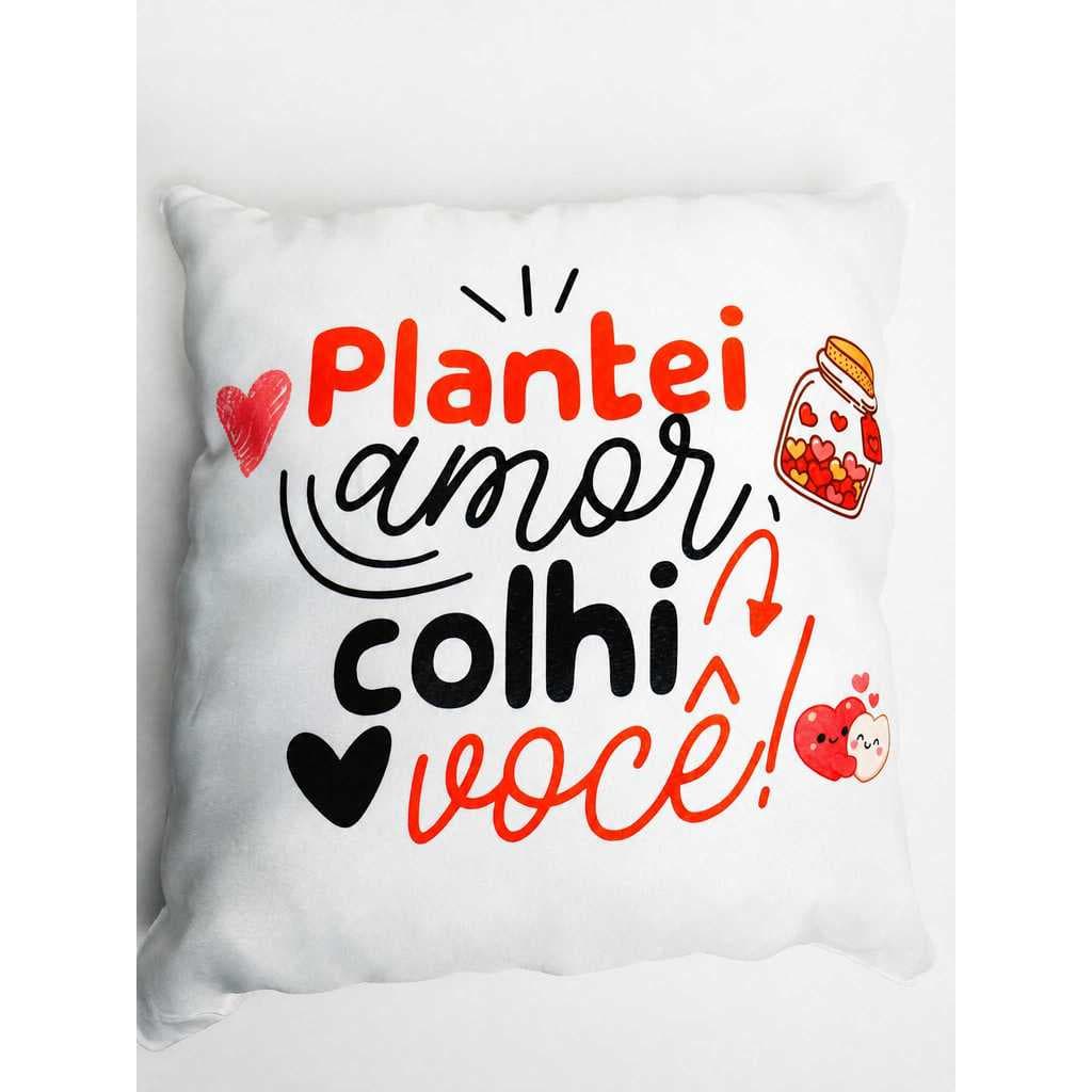 Almofada Amor E carinho 30x30cm | Casal Apaixonado, Céu Noturno e Romance Inesquecível