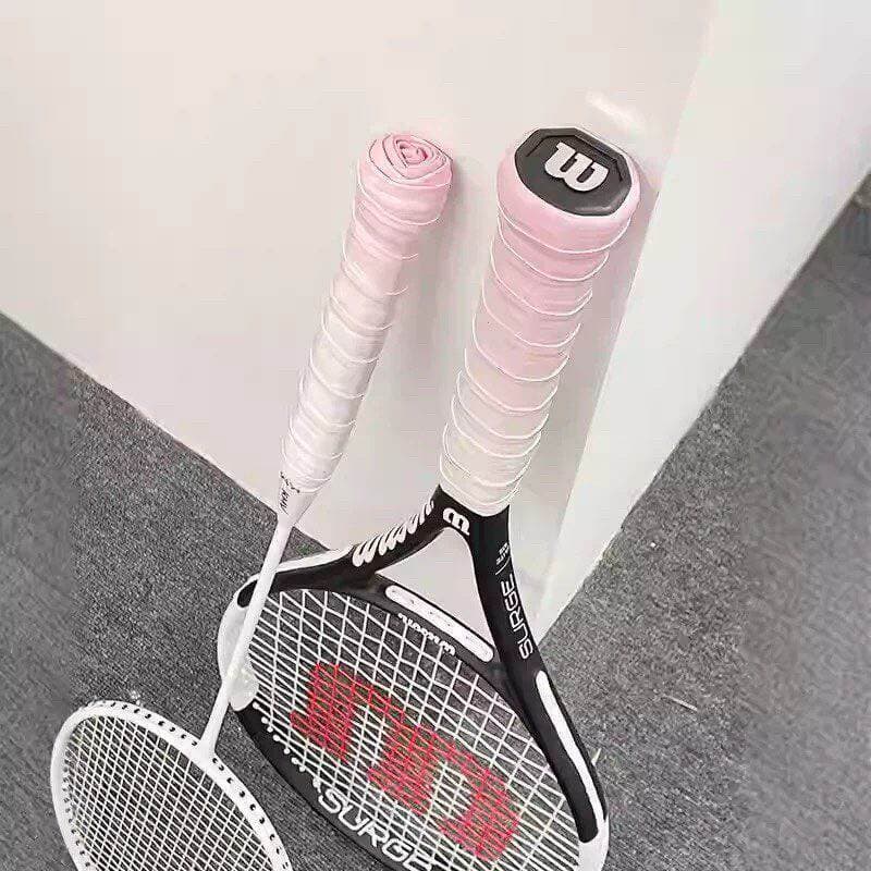 Cor gradiente raquete de Badminton mão cola absorvente de suor antiderrapante respirável filme absorvente de choque raqu