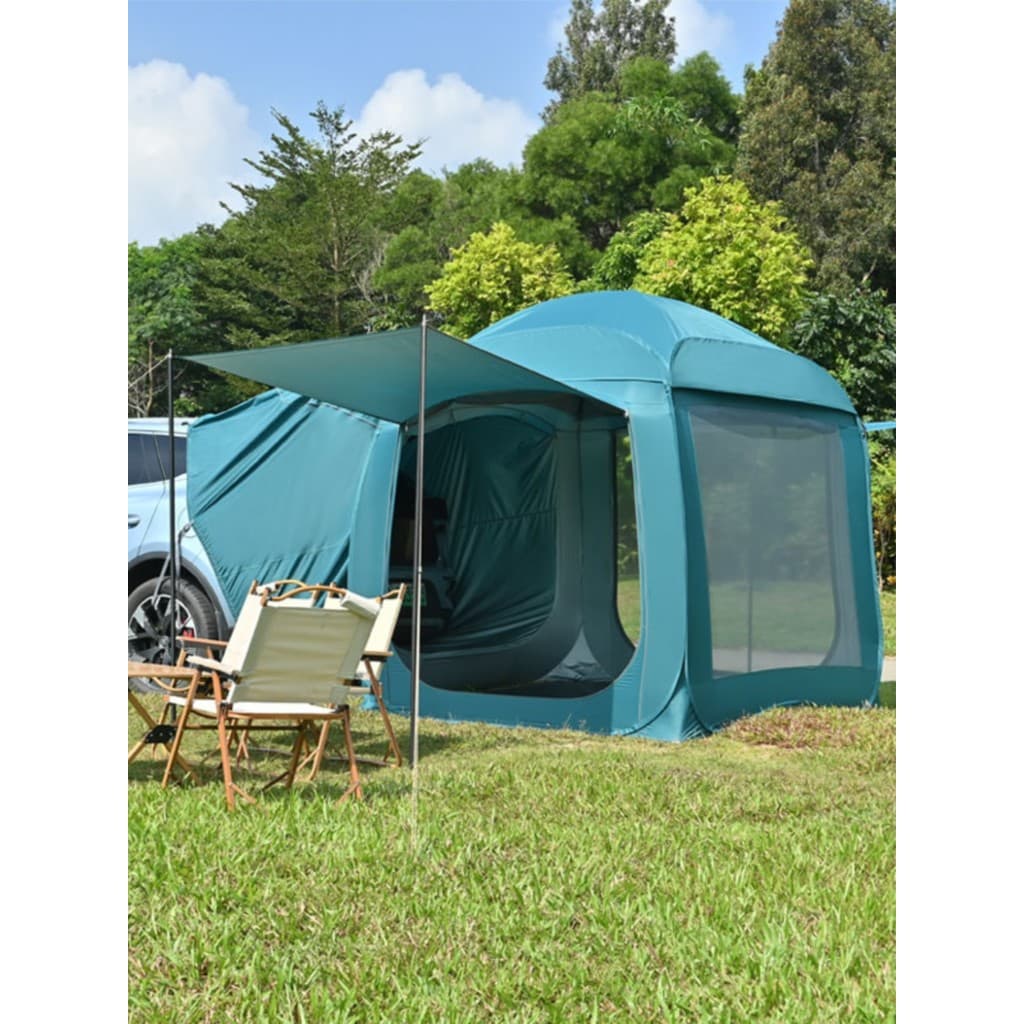 Tenda traseira suv Sedan construção livre automática abertura rápida auto-condução acampamento ao ar livre pára-sol céu