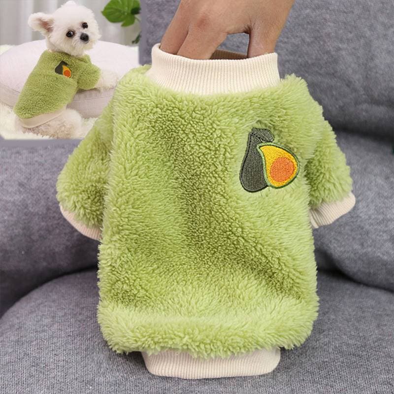 Cordeiro velo filhote de cachorro roupas para cães outono inverno roupas outono pequenos cães engrossados filhotes leite