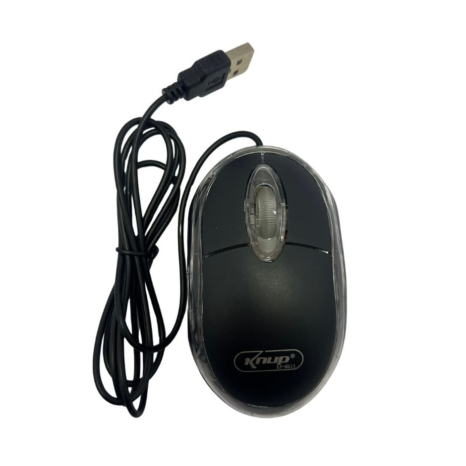 Mouse USB Óptico - Design Ergonômico, USB 2.0, 1200dpi, Mouse com Fio, Compacto e Leve