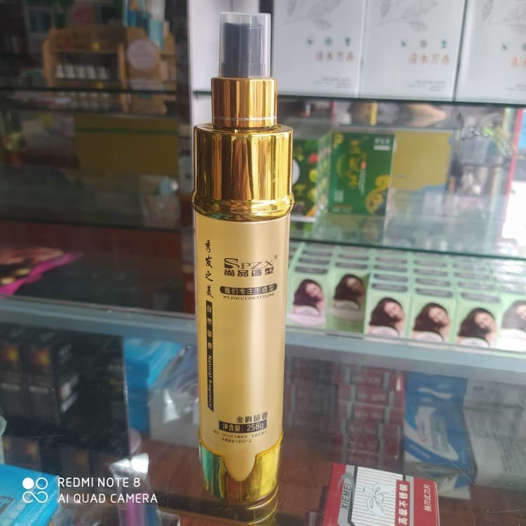 Salão de cabeleireiro dedicado estilo Gel elegante Extra duro fragrância estilo spray de cabelo de longa duração estilo