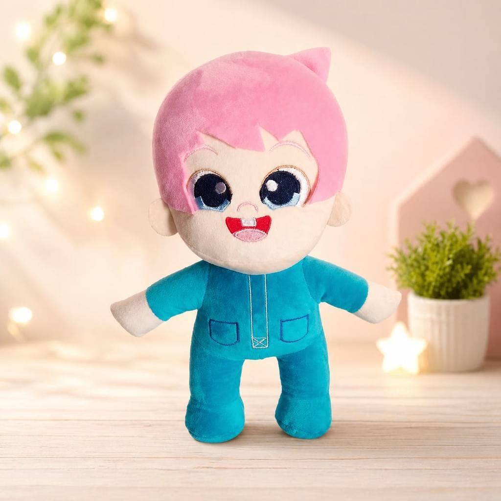 Boneca de Pelúcia Bebefinn Baby JAMXUN 30cm -Brinquedo Macio Pelúcia Boneco Boneco Infantil Presente