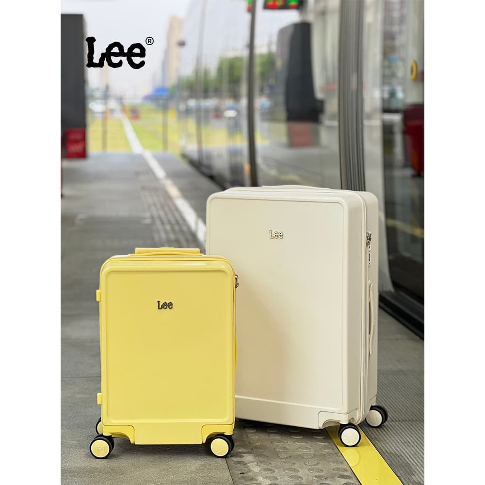 Lee mala oficial feminina pequena 67cm carrinho roda Universal 80cm estudante masculino de volta às aulas mala com senha