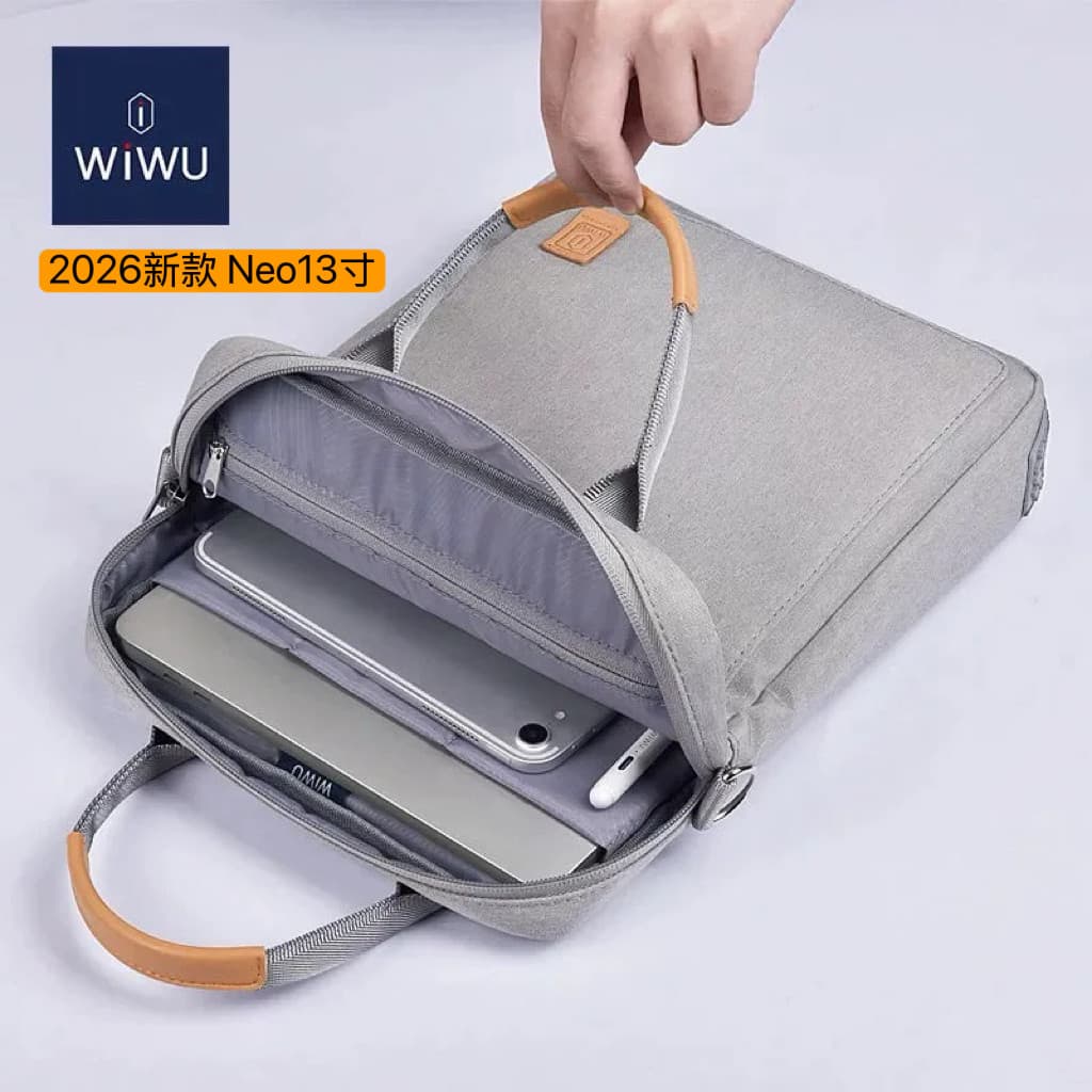 2026 Novo Estilo Macbook Neo43cm Bolsa para Computador Vertical Portátil M5Air43cm Ombro iPad Crossbody Bolsa