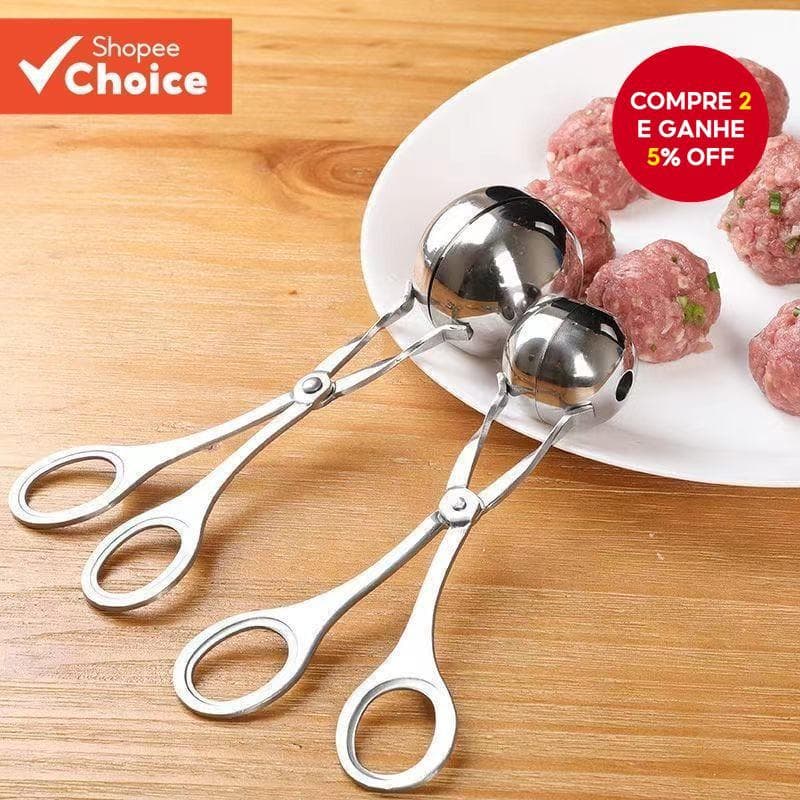 Aço Inoxidável Fabricante De Almôndegas Frutas Arroz E Vegetais Rolo Molde Frito Almôndega-Carne Bolinhos Braçadeira Fer